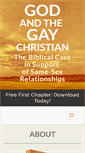 Mobile Screenshot of godandthegaychristian.com